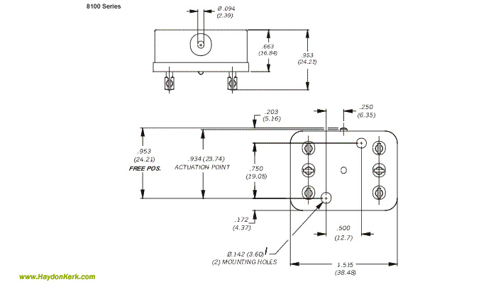 Haydon High Electrical Load Switch 8100