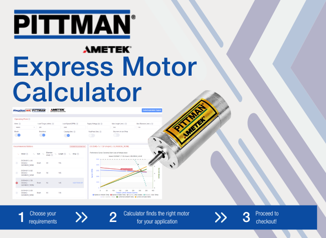 Pittman Motor Calculator